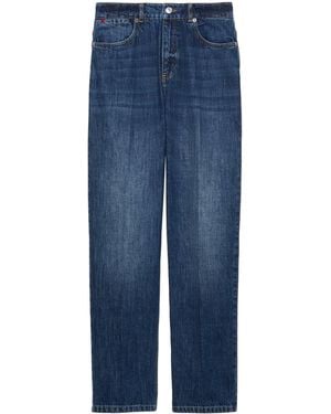MAX&Co. Straight Mid-Wash Jeans - Blue