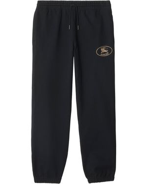 Burberry Knight Stamp Joggers - Blue