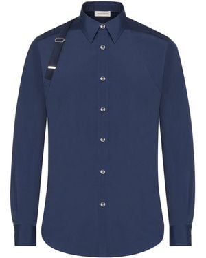 Alexander McQueen Harness Shirt - Blue