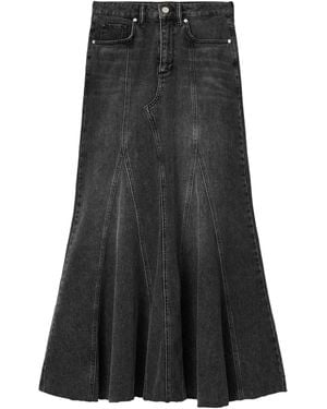 AllSaints Denim Alma Maxi Skirt - Black