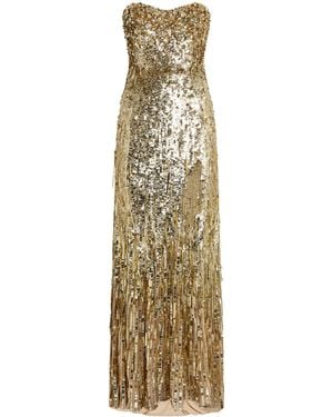 Jenny Packham Embellished Kimi Gown - Metallic