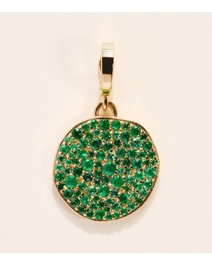 Azlee And Emerald Coins Charm - Green