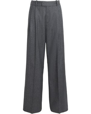 With Nothing Underneath Wool Rampling Pants - Grey
