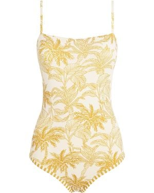 Eres Tropical Printed Swimsuit - Metallic