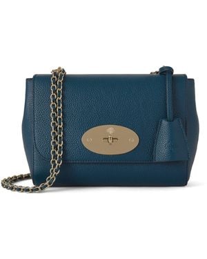 Mulberry Small Leather Lily Shoulder Bag - Blue