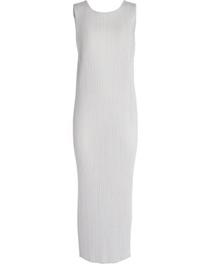 Pleats Please Issey Miyake Basics Maxi Dress - White