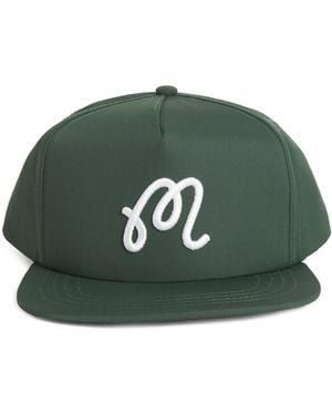 Malbon Embroidered M Snapback Cap - Green