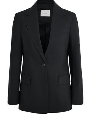 JOSEPH Wool-Silk-Blend Jackie Blazer - Black