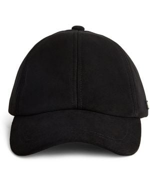 Paul Smith Suede Baseball Cap - Black