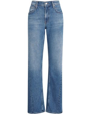 Mother The Bookie Twist Skimp Bootcut Jeans - Blue