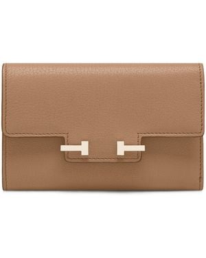 Tom Ford Leather Aube Wallet - Brown