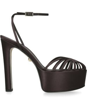ALEVI Satin Eva Pf Platform Heels 135 - Black