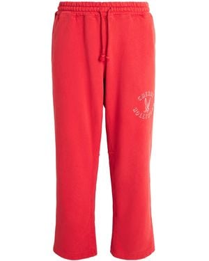 CHERRY LA Hollywood Parachute Straight Sweatpants - Red