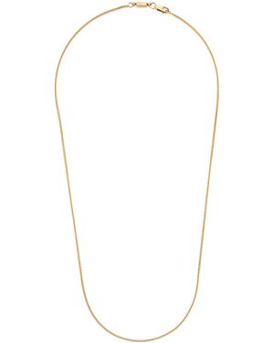 Azlee Thin Wheat Chain - White