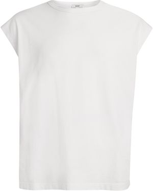 Agolde Cotton Leonard Vest - White