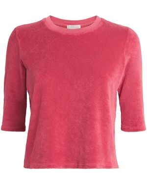 Suzie Kondi Cotton-Blend Corfu T-Shirt - Pink
