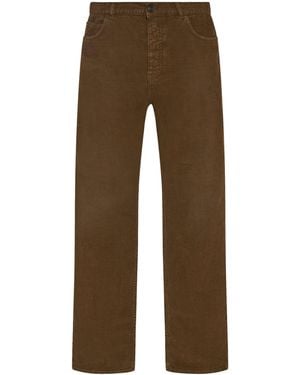 The Row Siouxie Corduroy Trousers - Brown