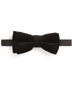 Paul Smith Velvet Bow Tie - Black