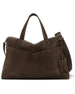 Max Mara Suede Tote Bag - Brown