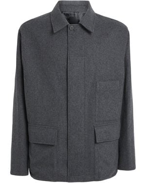 LE17SEPTEMBRE Wool Field Jacket - Gray