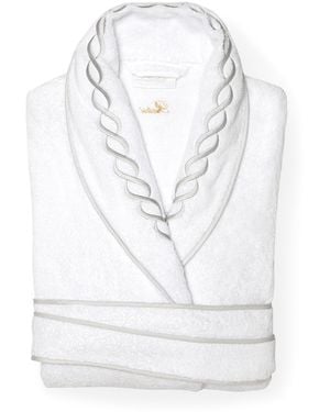 Pratesi Cotton Treccia Bathrobe - White