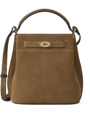 Mulberry Leather Islington Bucket Bag - Natural