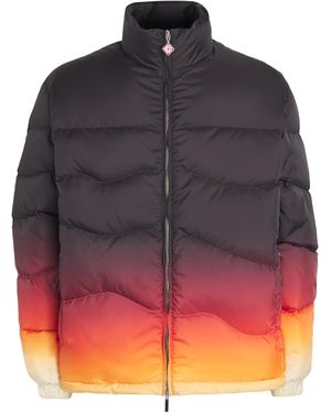 CASABLANCA Quilted Gradient Puffer Jacket - Grey