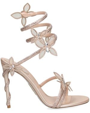 Rene Caovilla Embellished Margot Sandals 105 - Metallic