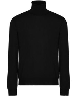 Valentino Garavani Virgin Wool Rollneck Jumper - Black