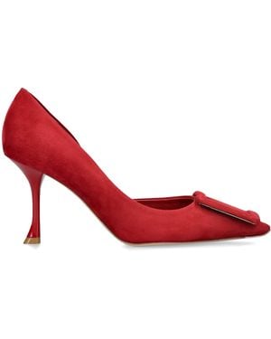 Roger Vivier Suede Viv - Red