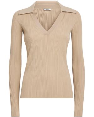 JOSEPH Plissé Chelia Top - Natural