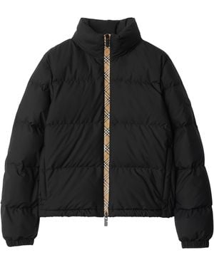 Burberry Polyester Down Jacket - Black