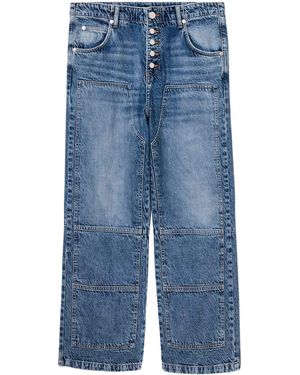 AllSaints Tay Carpenter Wide-Leg Jeans - Blue