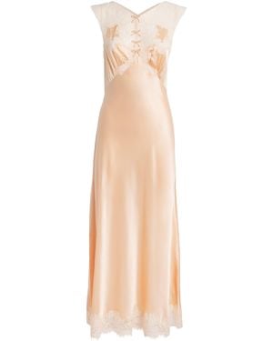 Doen Silk Marcelle Midi Dress - White