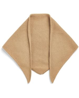 Yves Salomon Cashmere Bandana - Natural
