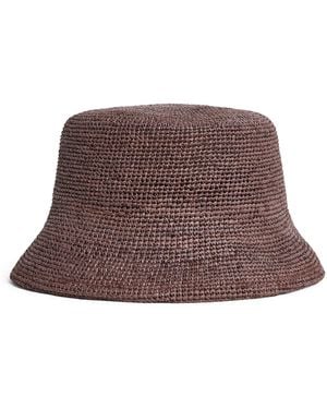 Lack of Color Raffia Inca Bucket Hat - Brown