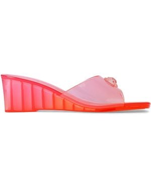 Kurt Geiger Maddison Wedge Mules - Pink