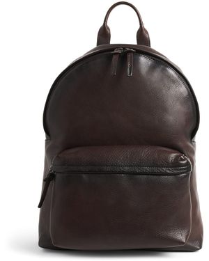 Officine Creative Leather Pack Backpack - Black