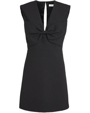 Sandro Bow-Front Mini Dress - Black