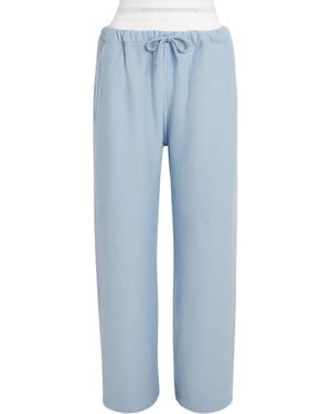Alexander Wang Logo Brief Joggers - Blue