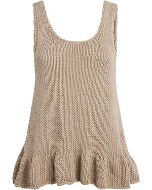 Lauren Manoogian Pima Cotton Tank Top - Brown