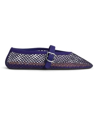 Alaïa Mesh Ballet Flats - Blue