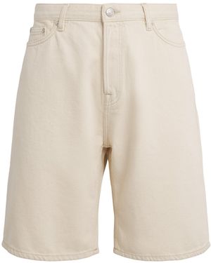 Samsøe & Samsøe Denim Saeddie Straight Shorts - Natural