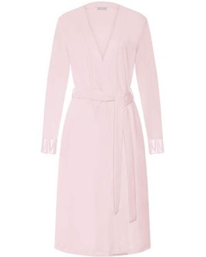 Hanro Cotton Rosaria Robe - Pink