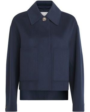 JOSEPH Wool-Silk Kalaa Jacket - Blue
