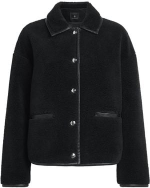 Anine Bing Fleece Camden Jacket - Black