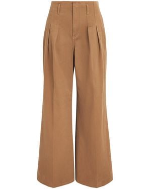 Polo Ralph Lauren Pleated Wide-Leg Pants - Brown