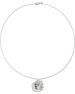 Monica Vinader Sterling Gemini Zodiac Necklace - White