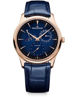 Jaeger-lecoultre Rose Master Ultra Thin Power Reserve Watch - Blue