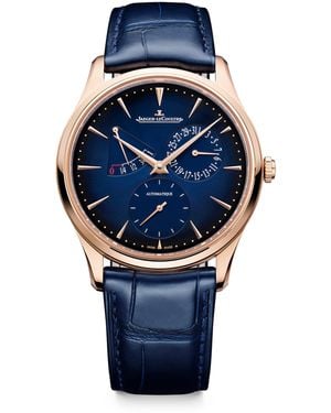 Jaeger-lecoultre Rose Master Ultra Thin Power Reserve Watch - Blue